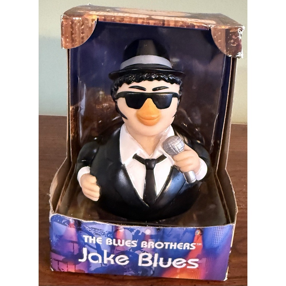 Blues Brothers Rubber Duck Figure Jake Blues Limited Edition CelebriDucks New